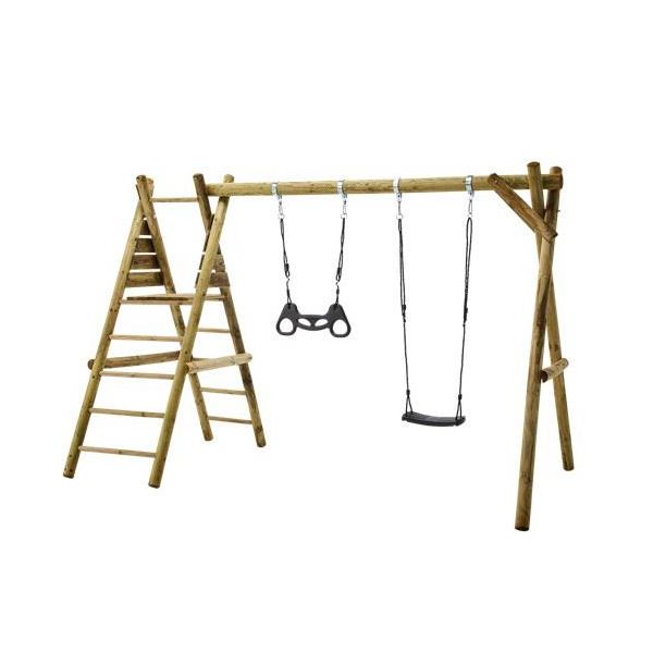 Gungställning Nordic Play 805-627 med plattform, gungor och gungbeslag 