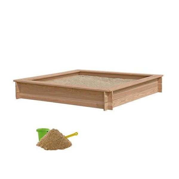 Sandlåda Nordic Play 805-734 lärk, med 240 kg sand 