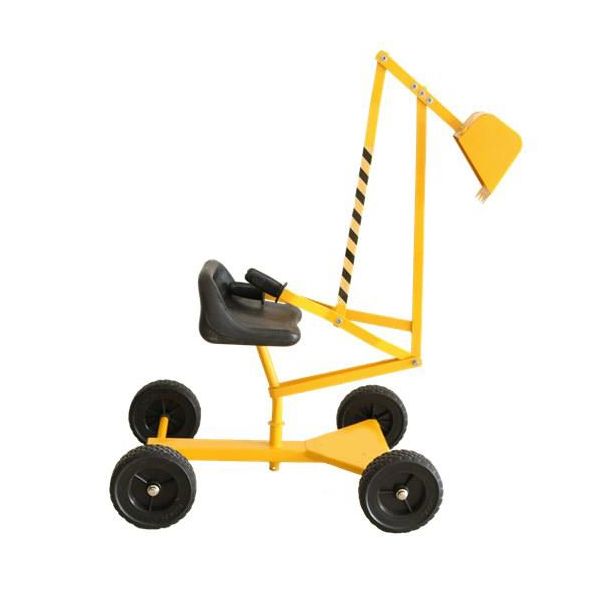 Grävskopa Nordic Play 805-433 till sandlåda, med hjul 