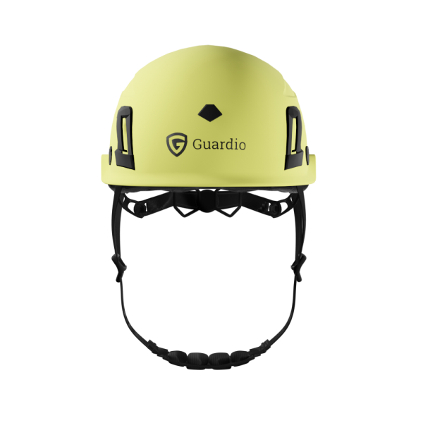 Sikkerhedshjelm Guardio ARM210 Ventileret Gul (fluoreret)