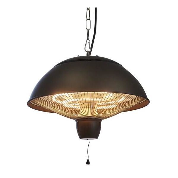 Terrassvärmare Hortus 211-306 hängande, 600/1500 W, svart 