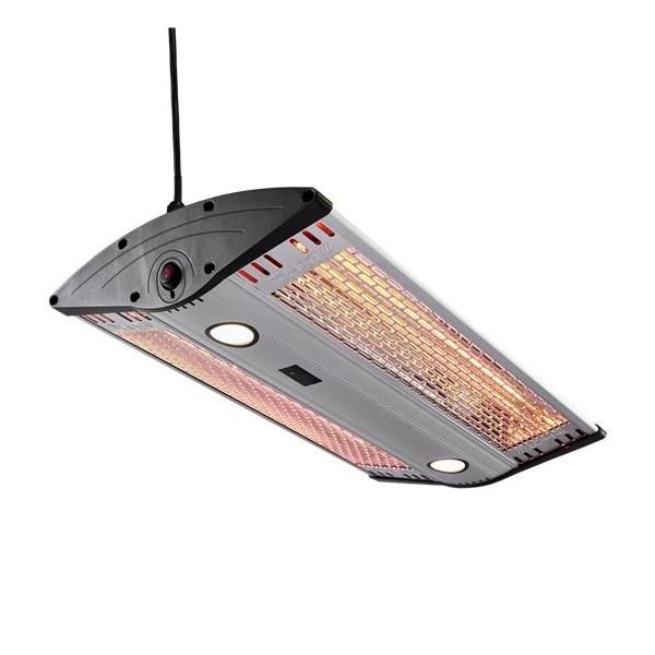 Terrassvärmare Hortus 211-309 hängande, 1000/2000 W, med fjärrkontroll 
