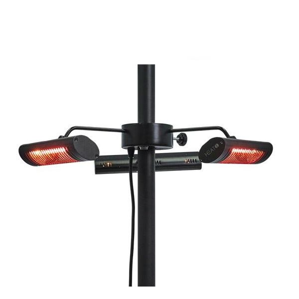 Terrassvärmare HEAT1 ECO High-line 3 x 670 W, svart 