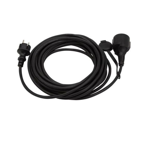 Förlängningssladd HEAT1 212-393 svart 
