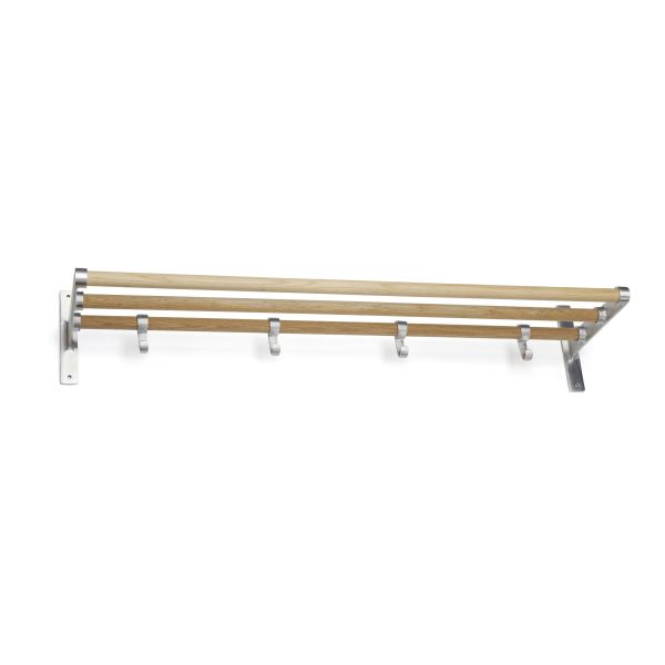 Hattehylde Habo Elegant  Aluminium/eg, 600 mm