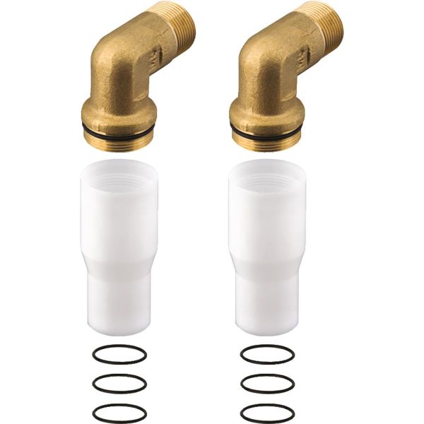 Tilkoblingskobling Hansgrohe 96363000 2-pakk 