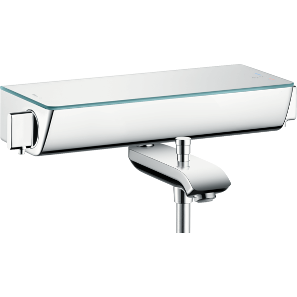 Badekarbatteri Hansgrohe Ecostat Select krom/hvit, 150 C/C 