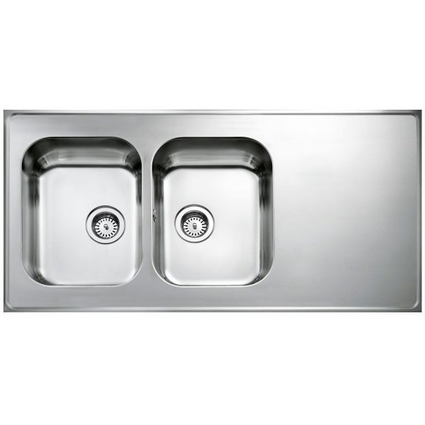 Oppvaskbenk Intra AH12-KV med kurvventil 1200x600 mm