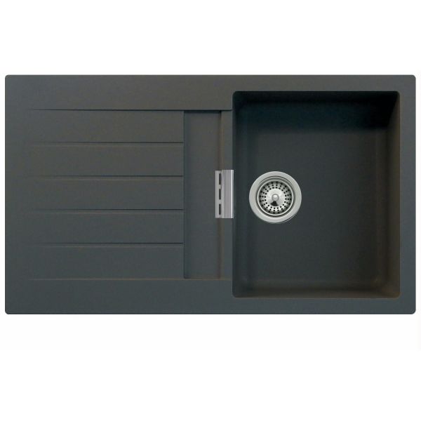 Diskbänk Intra Primus D100 860 x 500 mm, svart 