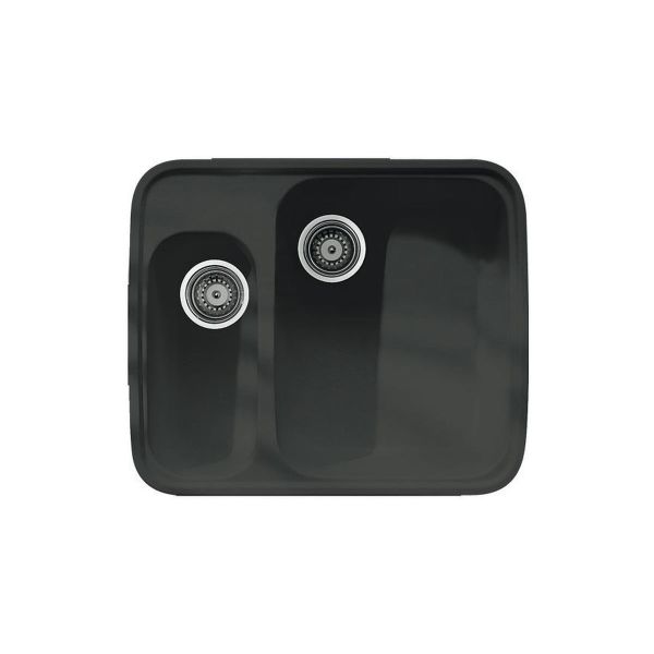 Diskbänk Intra Classic N150 597 x 500 mm, svart 