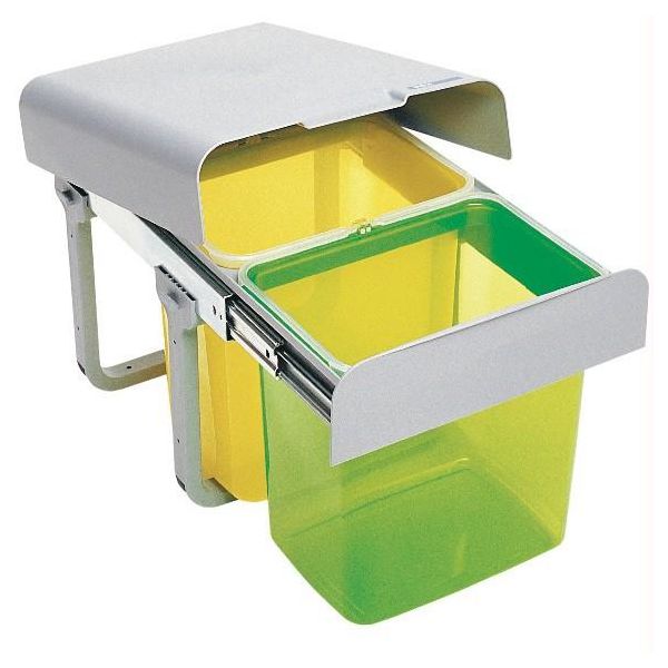 Kildesorteringsbeholder Intra EKKO2 2 x 16 l 