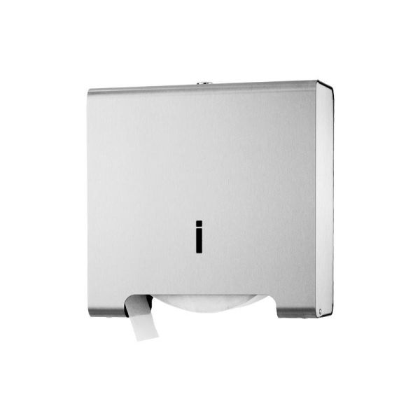 Toalettpappershållare Intra ICT4 rostfri, max. Ø270 mm 