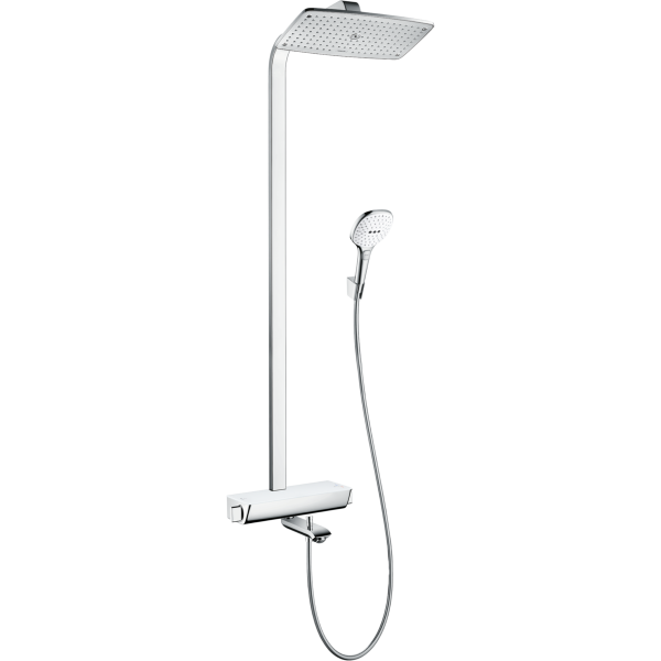 Takdusjsett Hansgrohe Raindance E Showerpipe 361 krom/hvit, 150 C/C 