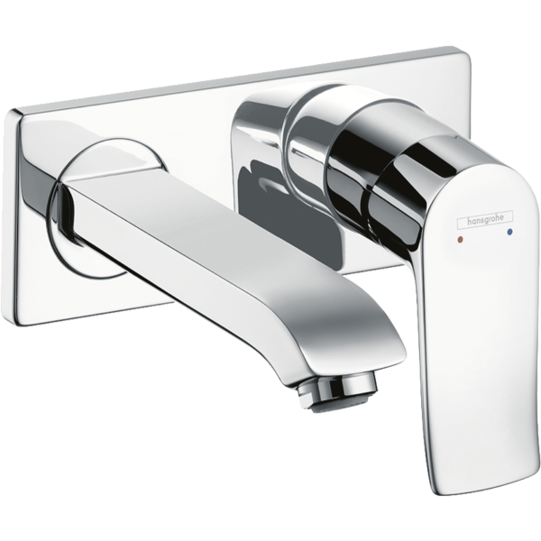 Servantbatteri Hansgrohe Metris krom, innebygd 