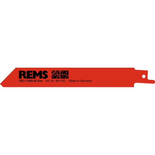 Bajonetsavklinger REMS 561105 R05 Pakke med 5 stk., 150 mm 