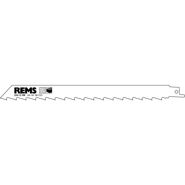 Bajonetsavklinger REMS 561123 R01 235 mm, HM 