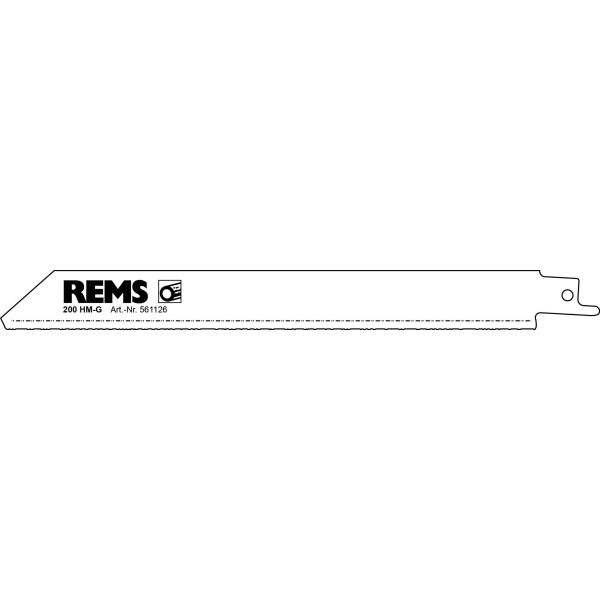 Puukkosahanterä REMS 561126 R02 2 kpl, 200 mm, HM-G 