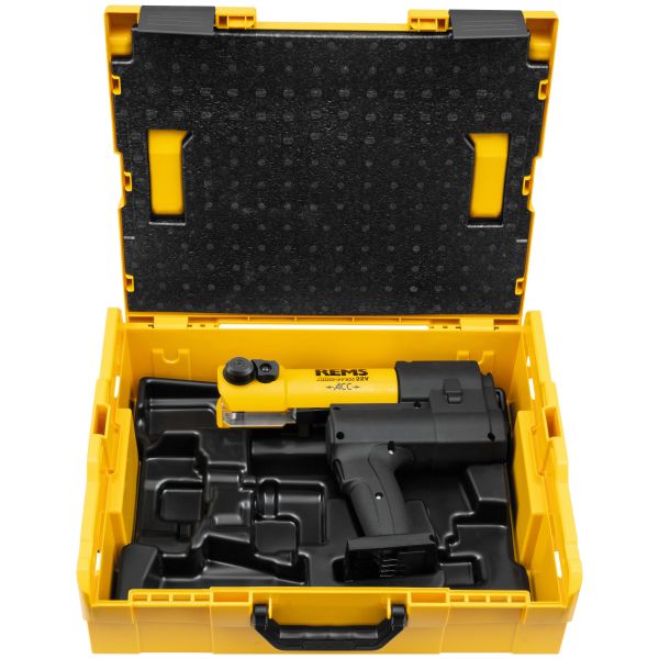 Pressmaskine REMS Akku-Press 22 V ACC med L-BOXX, uden batteri og oplader 