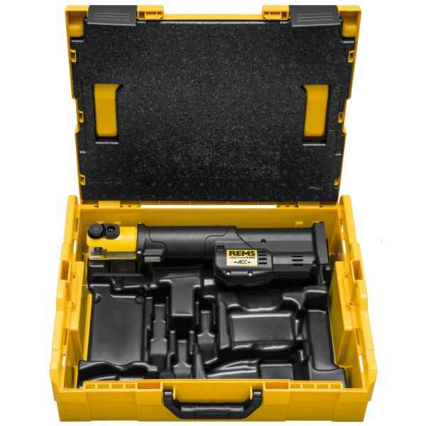 Pressemaskine REMS Mini-Press S 22 V ACC med L-BOXX, uden batteri og oplader 