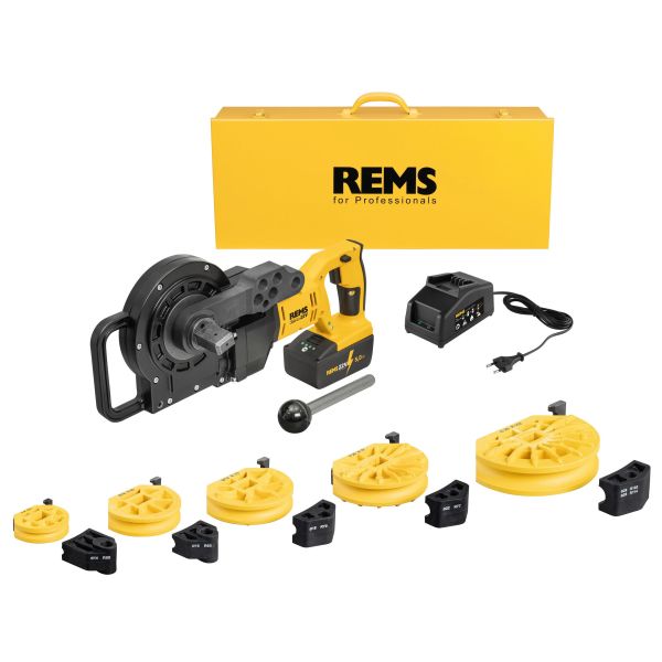Bukkemaskine REMS 580064 R220 14-28 mm, med batteri og oplader 