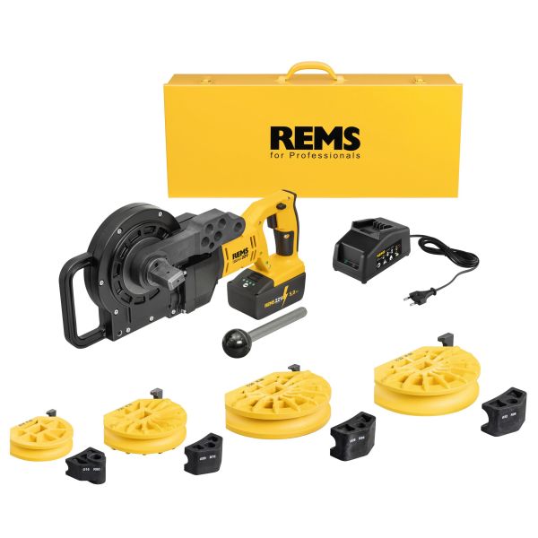 Bukkemaskine REMS 580067 R220 16-32 mm, med batteri og oplader 