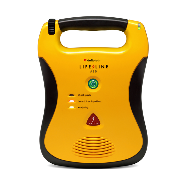 Hjertestarter Defibtech Lifeline AED med batteri, elektroder og etui 