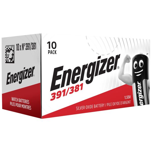 Batteri Energizer Silveroxid 391-381, 1,55 V 