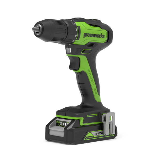 Bore-/skruemaskine Greenworks GD24DD35 uden batteri og oplader 