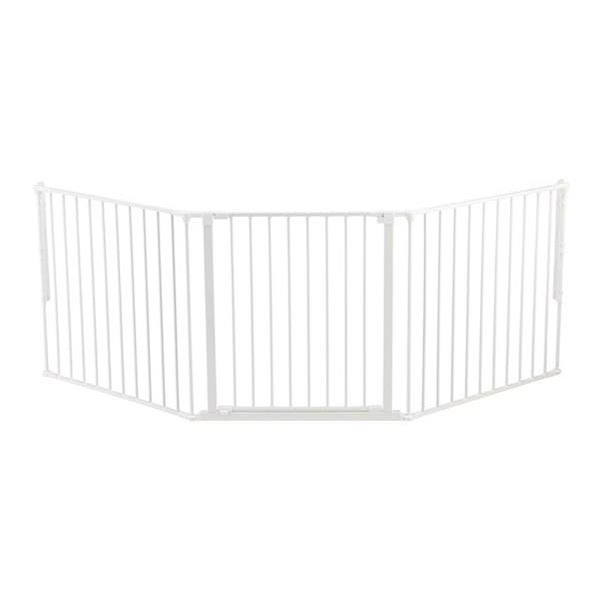 Sikkerhedsgitter Baby Dan FLEX L 56224-2400-10  L, hvid