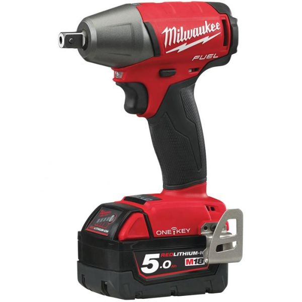 Muttertrekker Milwaukee M18 ONEIWP12-502X med batteri og lader 