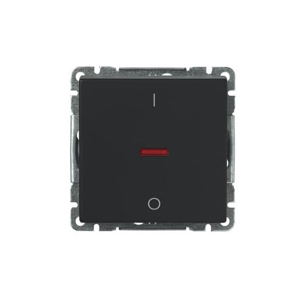 Kytkin ABB Impressivo 1062UC-885 mattamusta 2-napainen