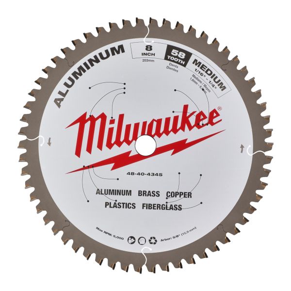 Sagklinge Milwaukee 48404345 203 mm, 58 tenner 