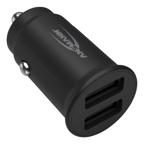 USB-oplader Ansmann CC212 hvid, til bil 