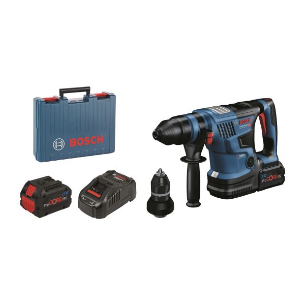 Borehammer Bosch GBH 18V-34 CF med batteri og oplader 