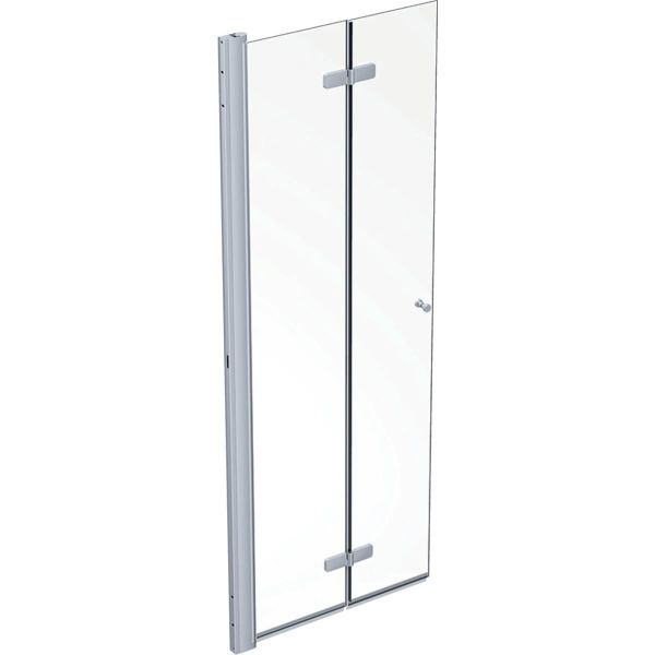 Duschdörr Ifö Showerama silver/klarglas, vänster 90 cm