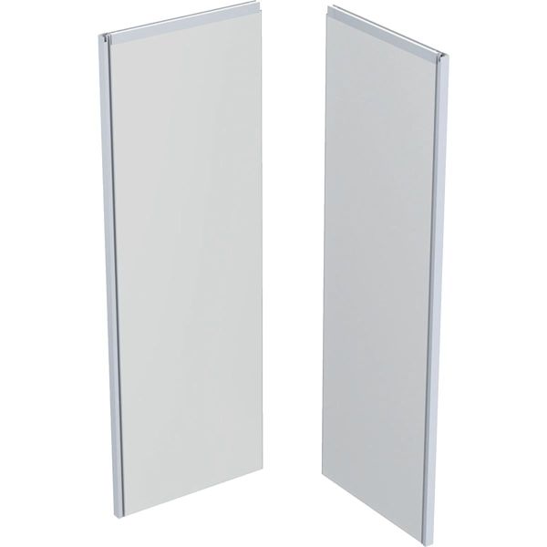 Dusjvegg Ifö Showerama 10-5 80 x 90 x 200 cm Hvit, frostet glass