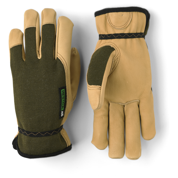 Montagehandske Hestra Pro 73760-10 Kobolt FR Brandhæmmende, grøn/brun 10