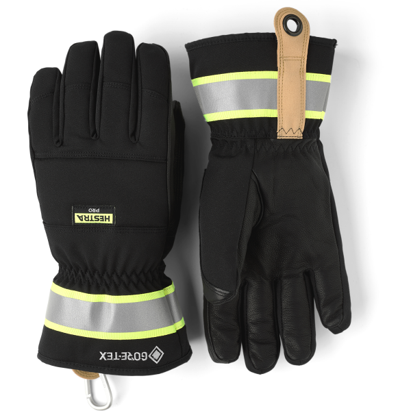 Vinterhandske Hestra Job 74640-12 Gore-Tex Bas 5-f vandtæt med Gore-Tex, sort 12