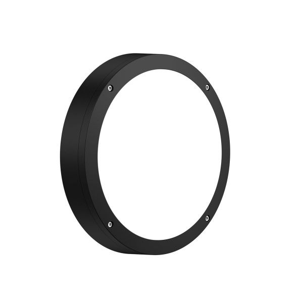 Ulkoseinävalaisin Westal Diploma Hel PC 12 W, 1100 lm, 275 x 275 mm Musta