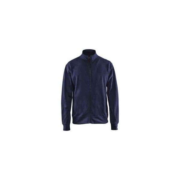 Sweater Blåkläder 337111588900L Med lynlås, marineblå Stl L