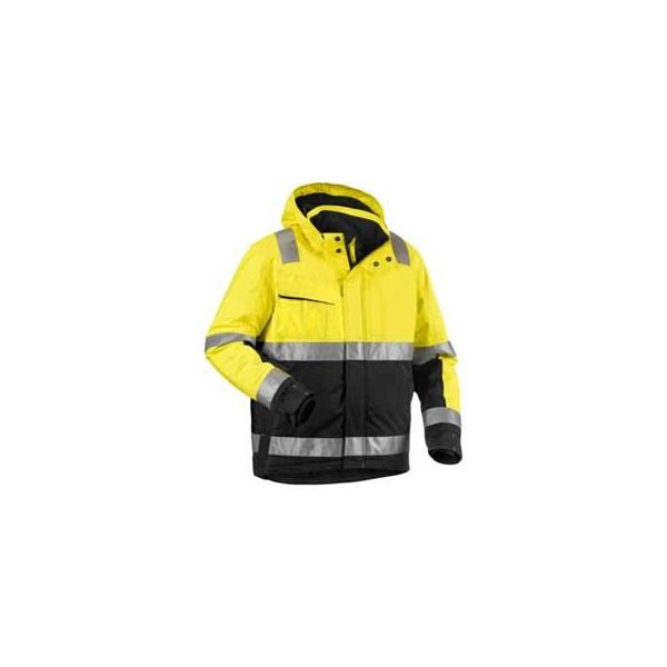 Varseljacka Blåkläder 4870198733994XL varselgul/svart, vinter Varselgul/Svart Stl 4XL