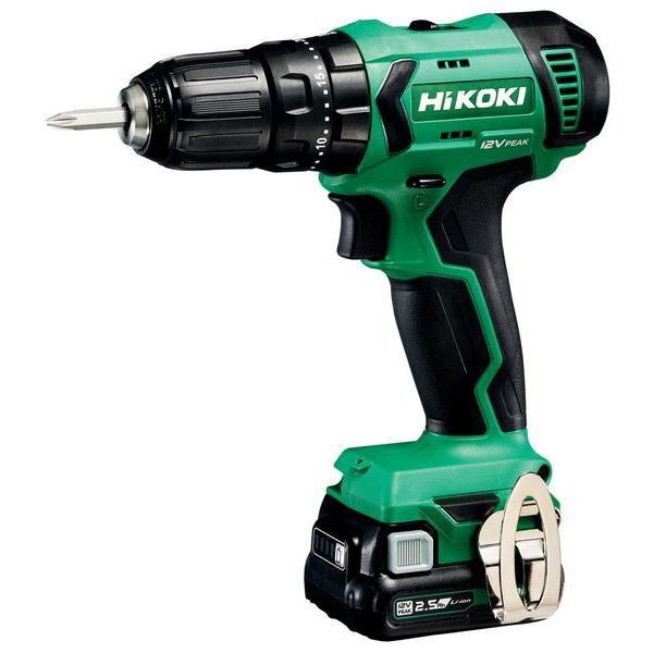 Slagboremaskine HiKOKI DV12DA med batterier og oplader 