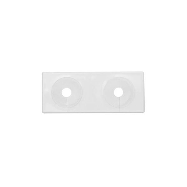 Vulkbrikke Faluplast 51460 delbar, 12-22 mm Dobbel, hvit
