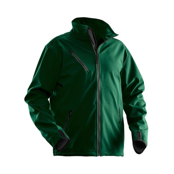 Softshelljakke Jobman 1201 grønn M