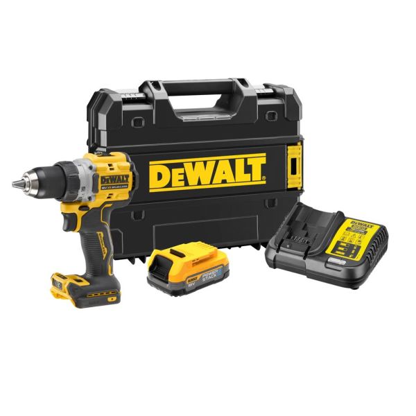 Skruvdragare Dewalt DCD800E1T-QW med batteri och laddare 