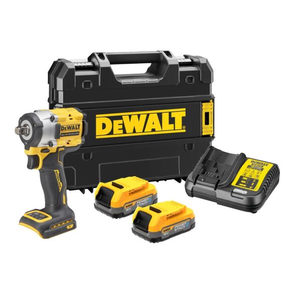 Slagnøgle Dewalt DCF921E2T-QW med batteri og oplader 