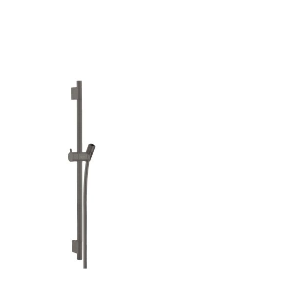 Brusestang Hansgrohe Unica S Puro 28632340 med slange, Ø22x650 mm Børstet sort krom