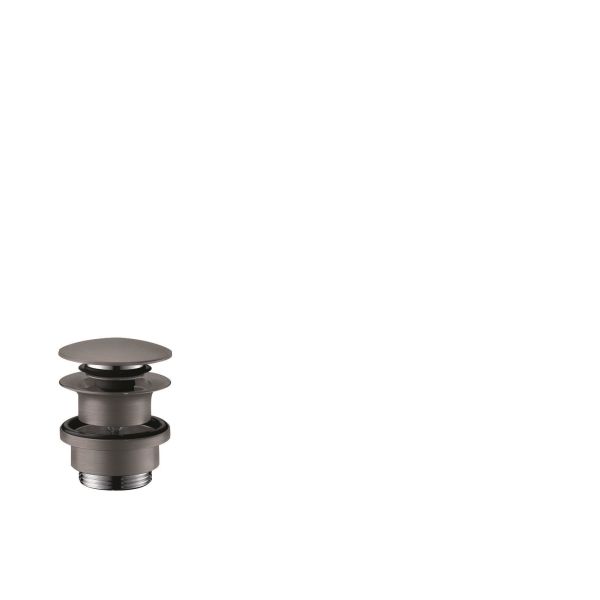 Tryk stik ventil Hansgrohe 50100340 1 1/4", trykåbning Børstet sort krom