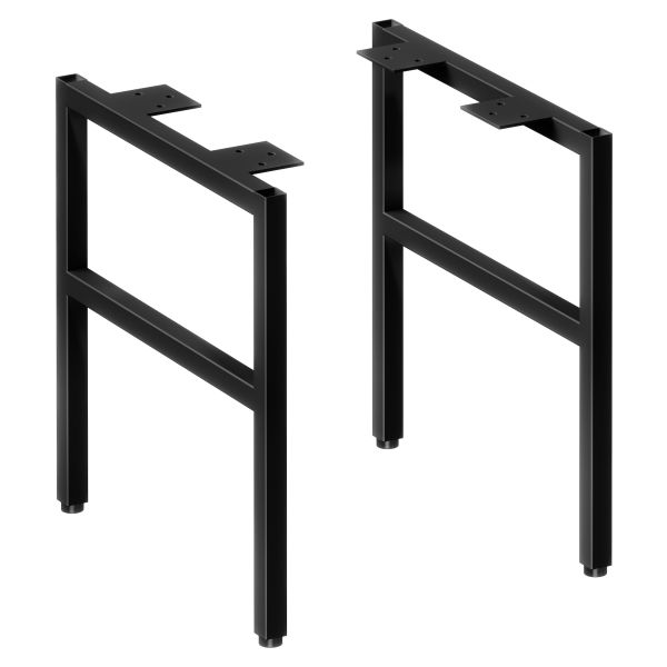 Bensæt Gustavsberg Artic sort, til 32 cm dyb 