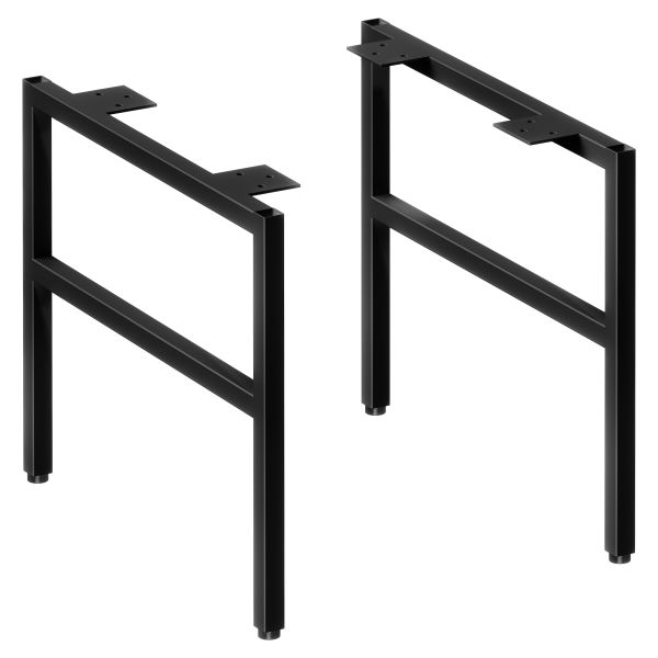 Bensæt Gustavsberg Artic sort, til 39 cm dyb 